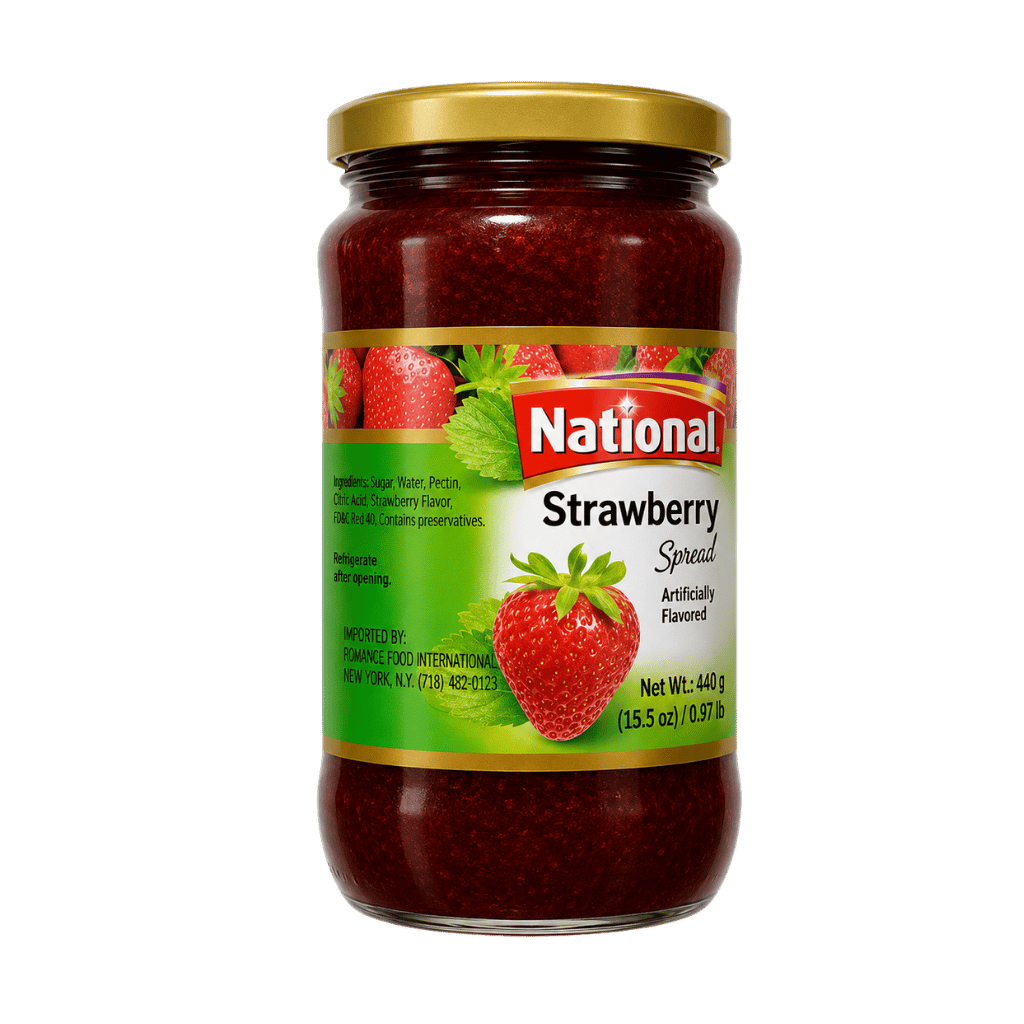 National Strawberry Spread 440 g buy online USA - 1